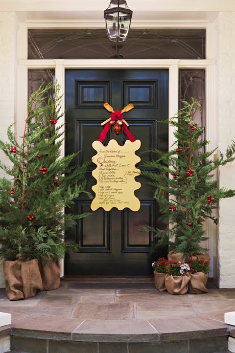 Front Door Christmas Decor Ideas