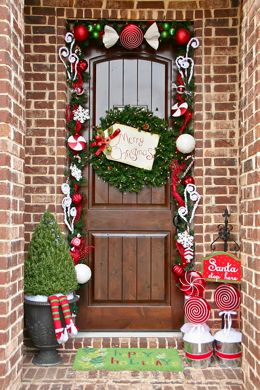 Front Door Christmas Decor