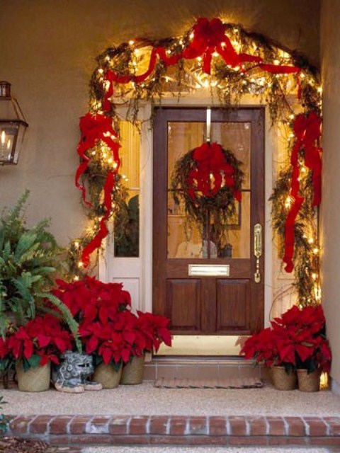 Front Door Christmas Decorations