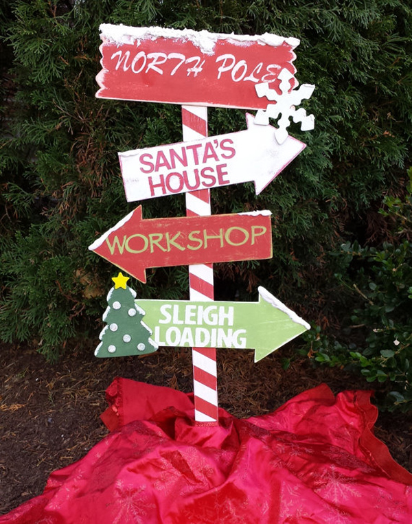 Outdoor Wooden Christmas Yard Decorations