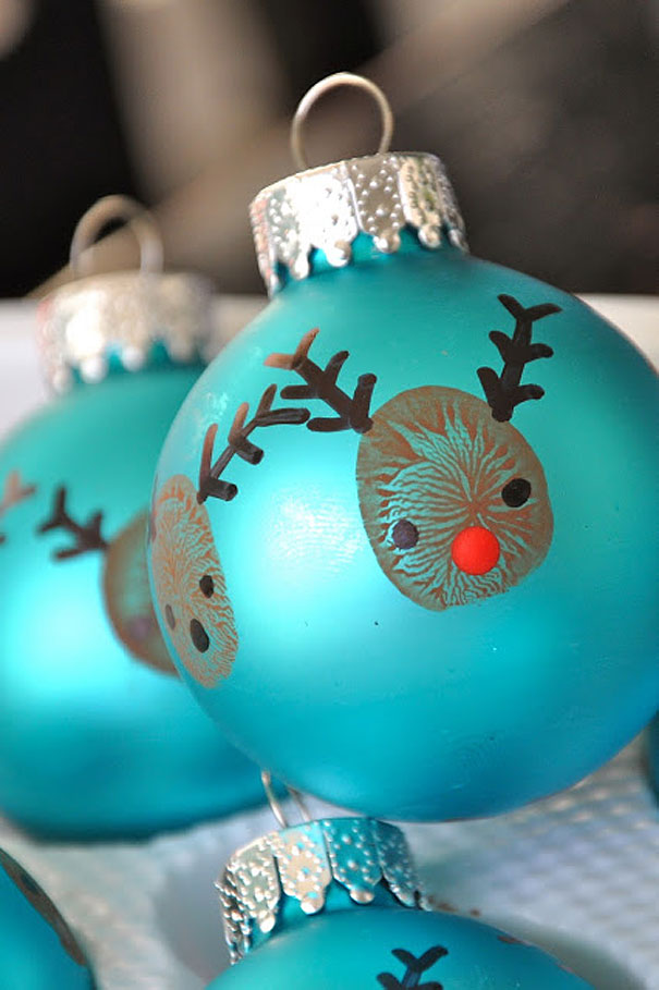 Thumbprint Ornaments