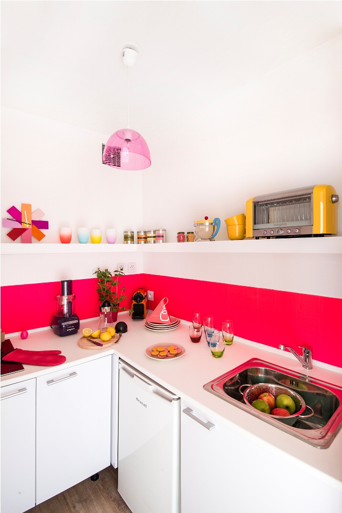 Bright Colorful Kitchen Design