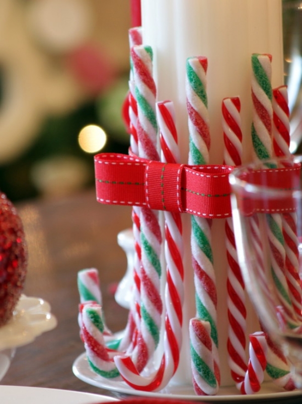 Candy Cane Christmas Decoration Ideas for Party