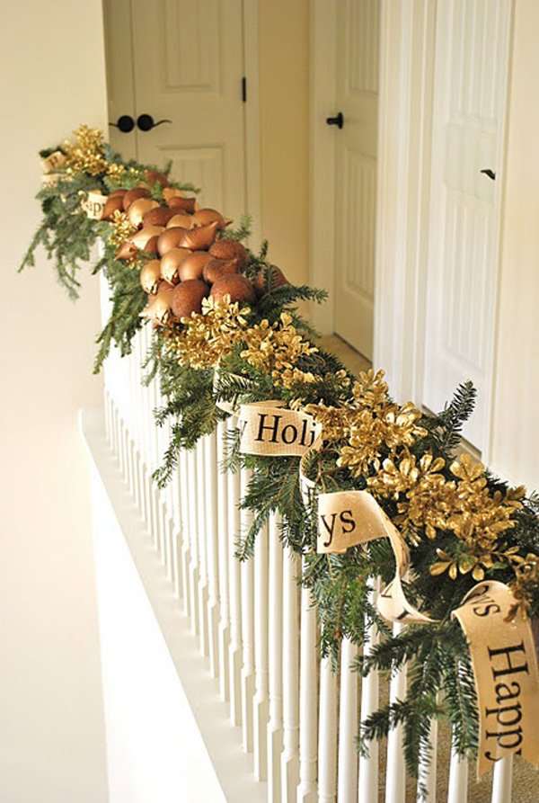 Christmas Railing Decoration Ideas