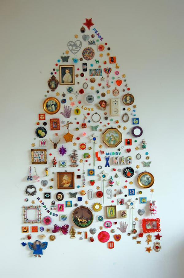 Christmas Tree Wall Collage