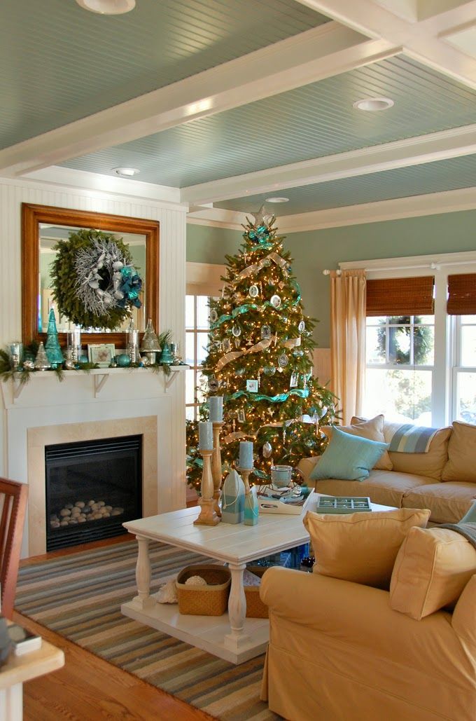 Coastal Living Room Decoration