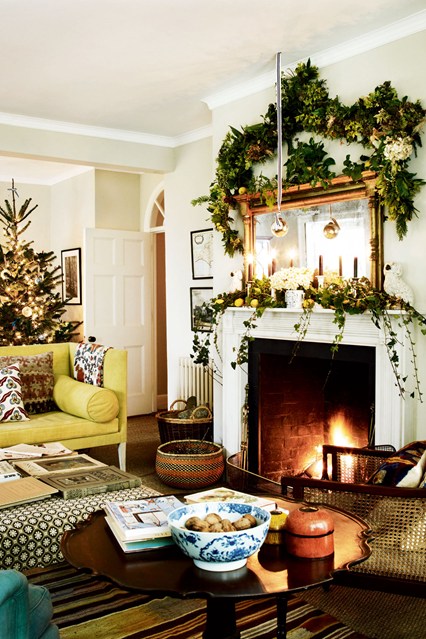 Cozy Christmas Living Room