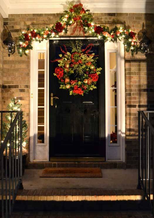 Front Door Christmas Decorating Ideas