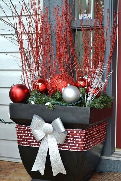 Pinterest Front Porch Christmas Decorations