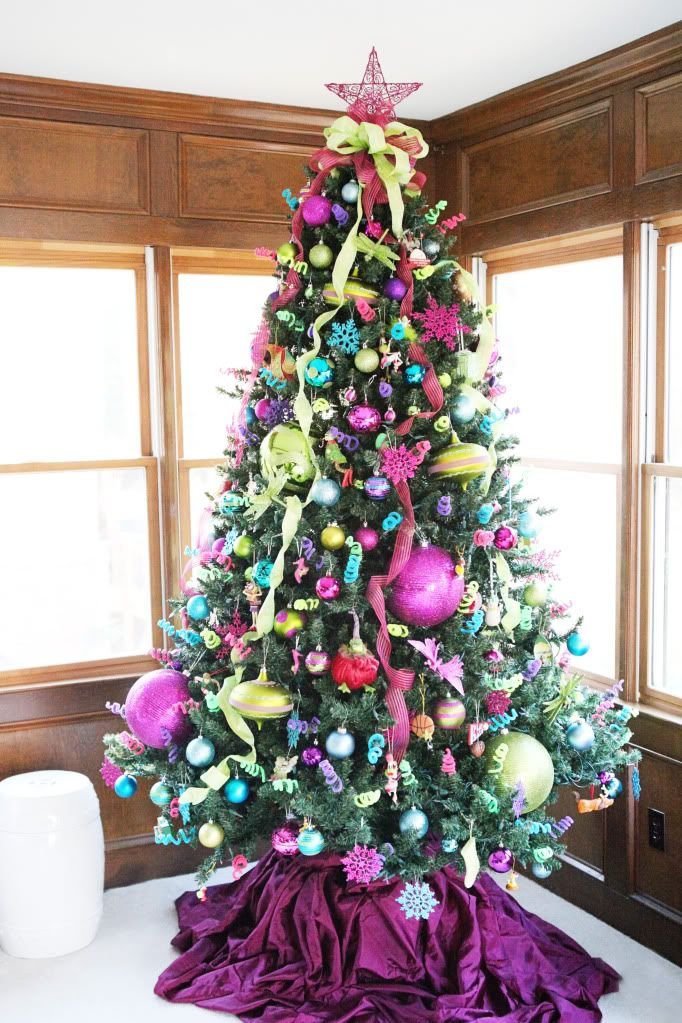 Colorful Christmas Tree Decoration Thewowdecor