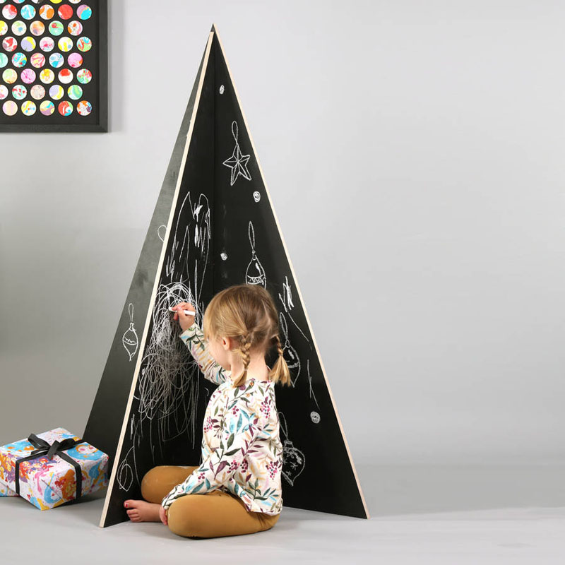 Chalkboard Christmas Tree Dwellingdecor