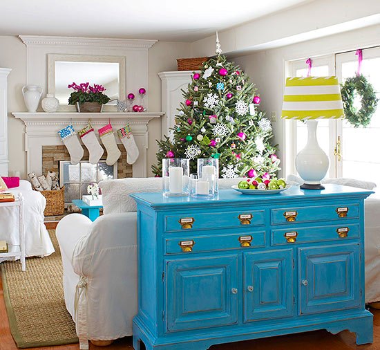 Christmas Living Room Decor Ideas (47)