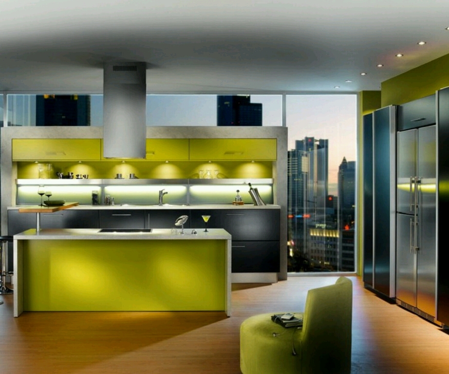 Cool Contemporary Kitchen With Artistic Sight