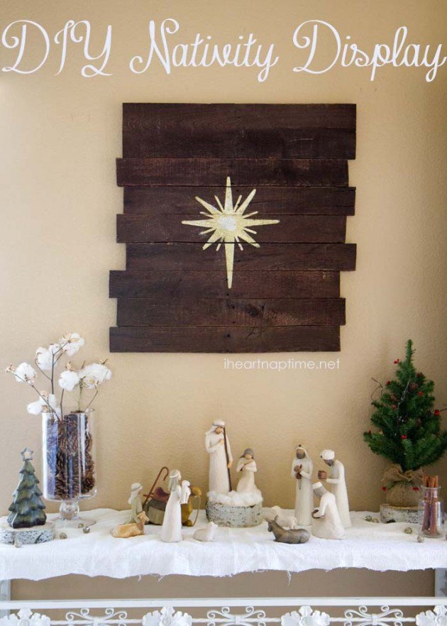 DIY Christmas Wall Art Ideas Thewowdecor (14)