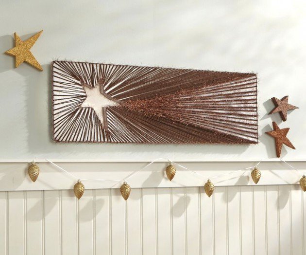 DIY Christmas Wall Art Ideas Thewowdecor (21)