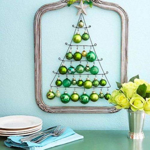 DIY Christmas Wall Art Ideas Thewowdecor (22)