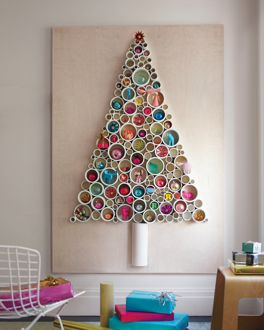 DIY Christmas Wall Art Ideas Thewowdecor (23)