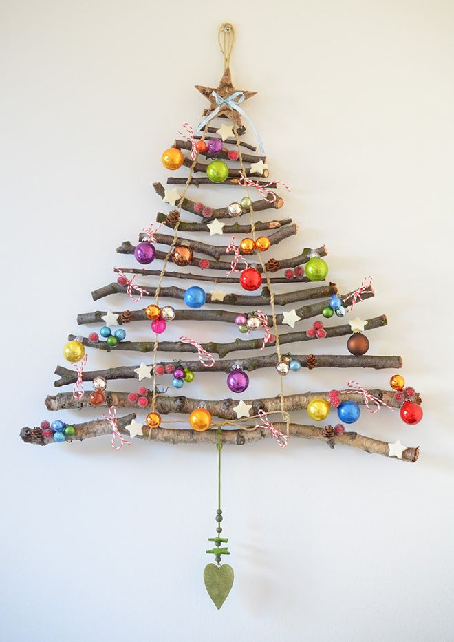 DIY Christmas Wall Art Ideas Thewowdecor (30)