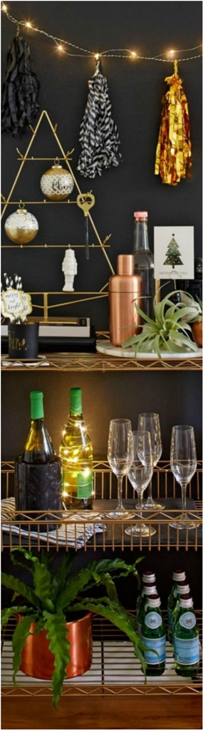 Holiday home bar Dwellingdecor