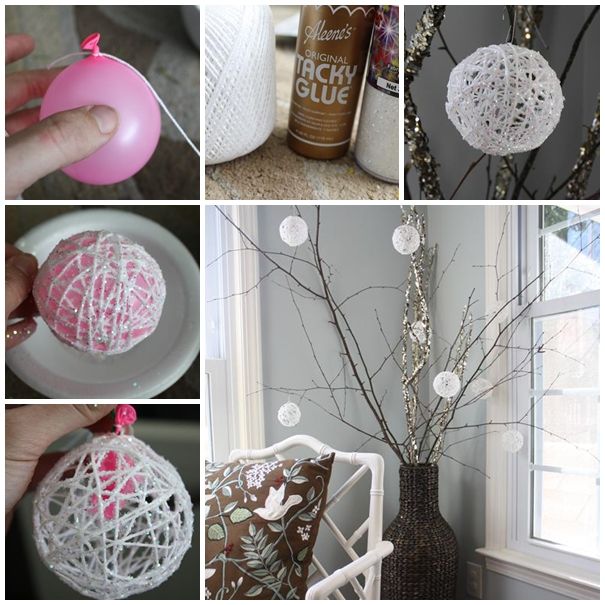 Sparkly Hanging Baubles Thewowdecor