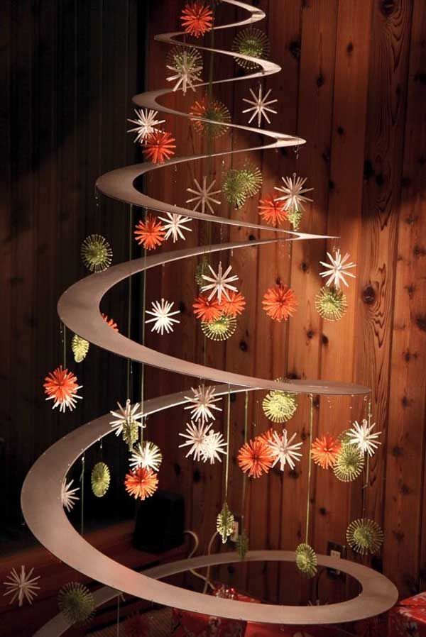 Unique and Clever Alternative Christmas Tree Thewowdecor