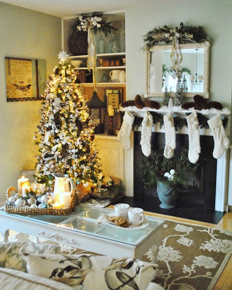 living room christmas