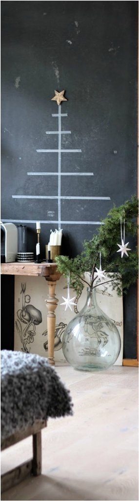 minimal-DIY-Chalkboard Tree