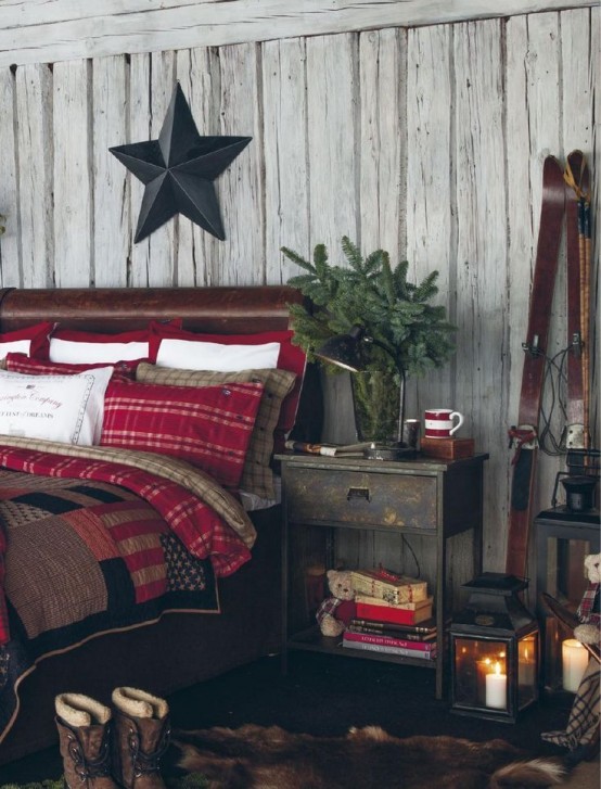 Christmas Bedroom Decor Ideas thewowdecor (35)