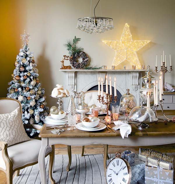 Christmas Living Room Decor Ideas thewowdecor (13)