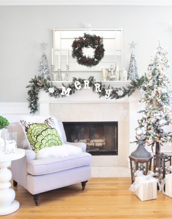 Christmas Living Room Decor Ideas thewowdecor (29)