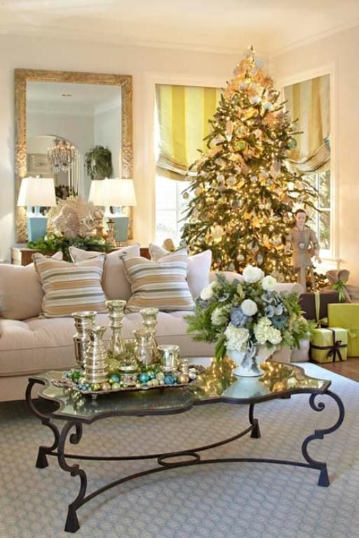 Christmas Living Room Decor Ideas thewowdecor (32)