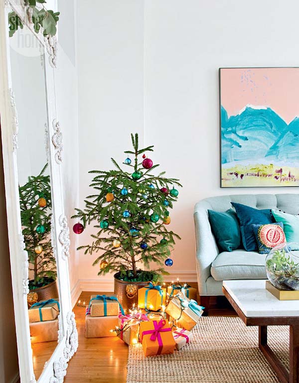 Christmas Living Room Decor Ideas thewowdecor (7)