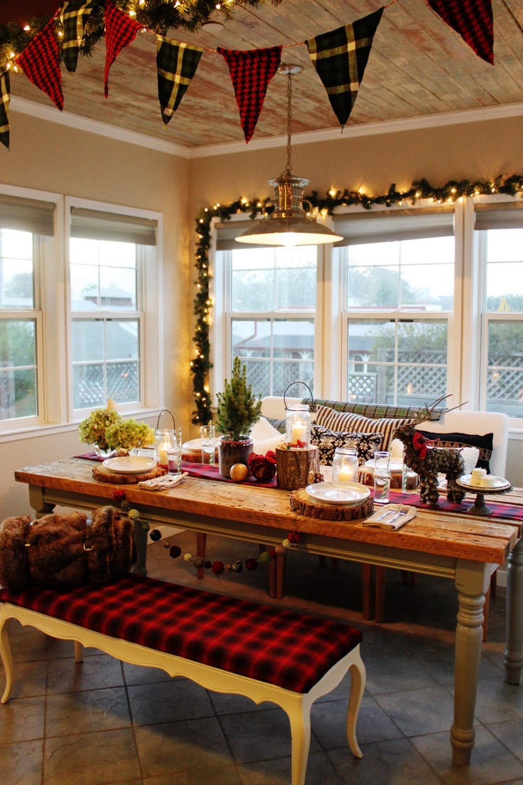Rustic Kitchen Christmas Decorating Ideas