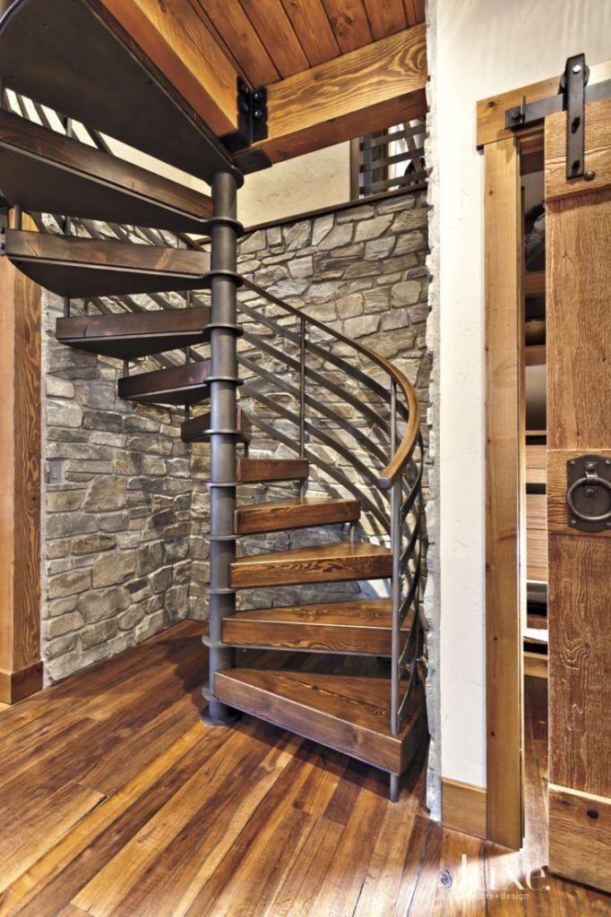 Wooden Spiral Staircase (13)