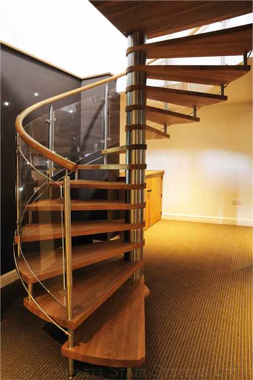 Wooden Spiral Staircase (20)