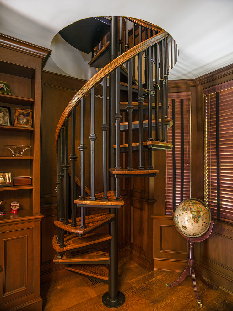 Wooden Spiral Staircase (27)