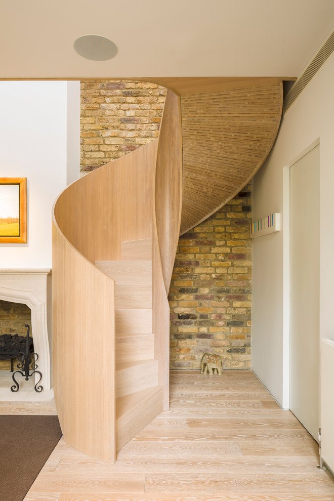 Wooden Spiral Staircase (9)