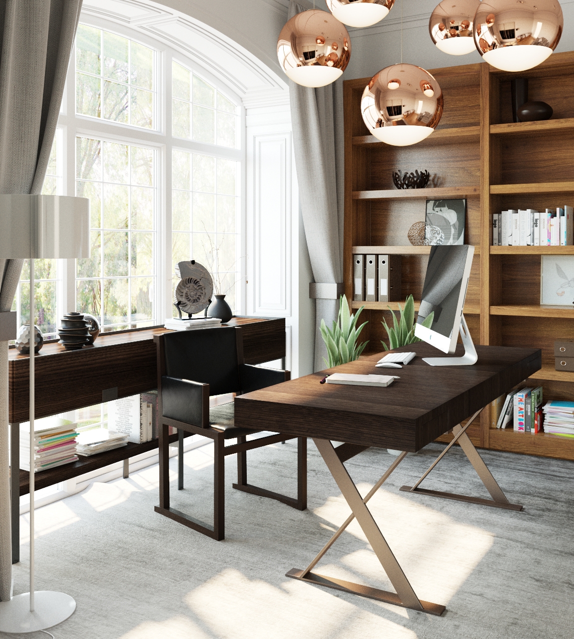 Modern Home Office thewowdecor (21)