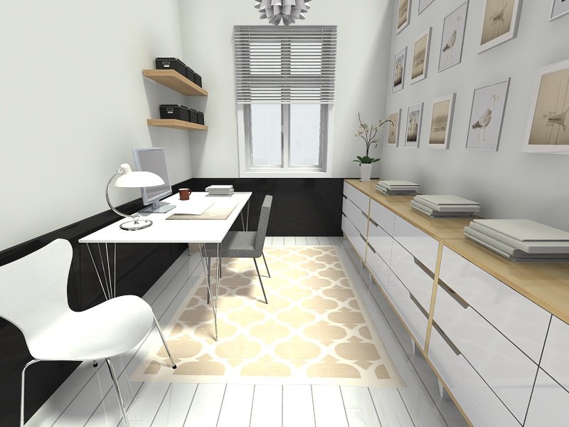 Scandinavian Style Home Office Design Thewowdecor