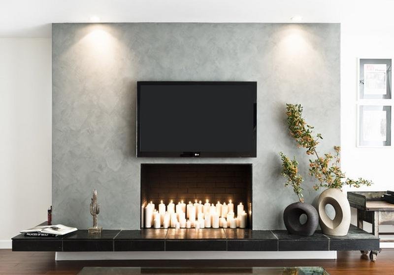 Candle Fireplace Design