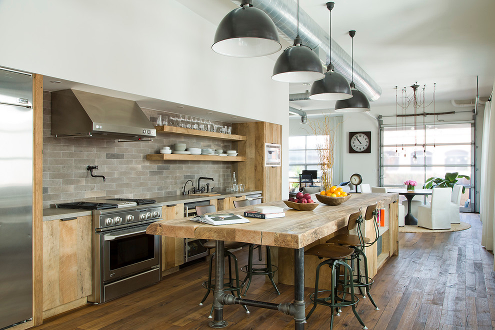Kitchen remodel with reclaimed wood