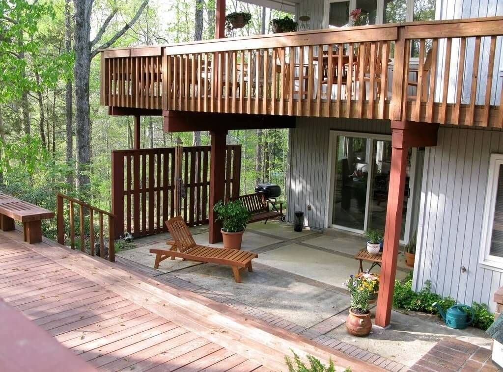 attractive balcony deck design ideas for modern home