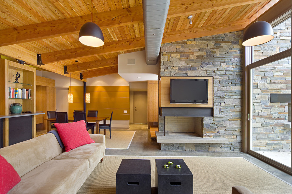 contemporary-living-room-hvac