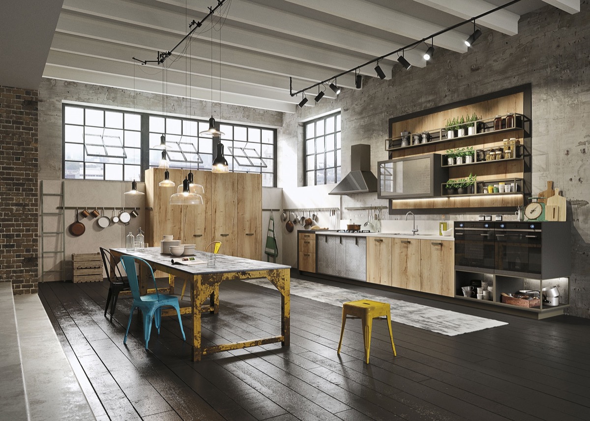 industrial-style-kitchen-bright-color