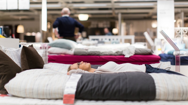 Test the mattress you buy