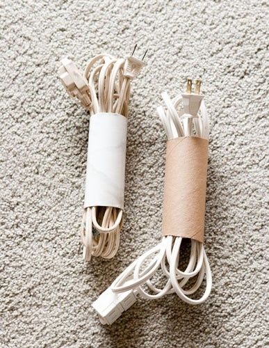 Toilet Roll Extension Cord Holders