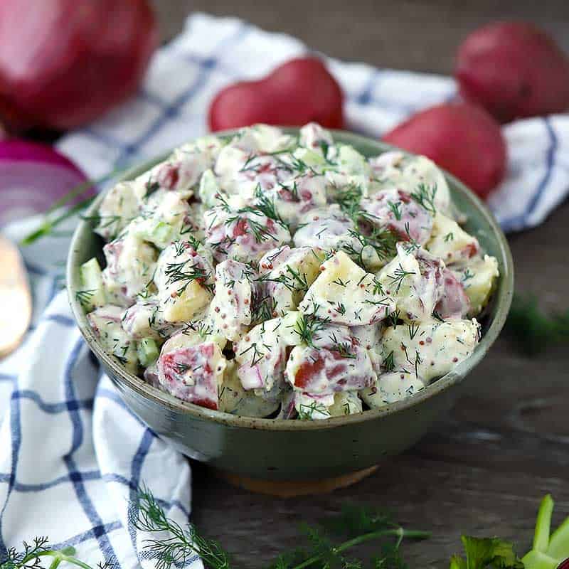 Add Dressing to Your Potato Salad