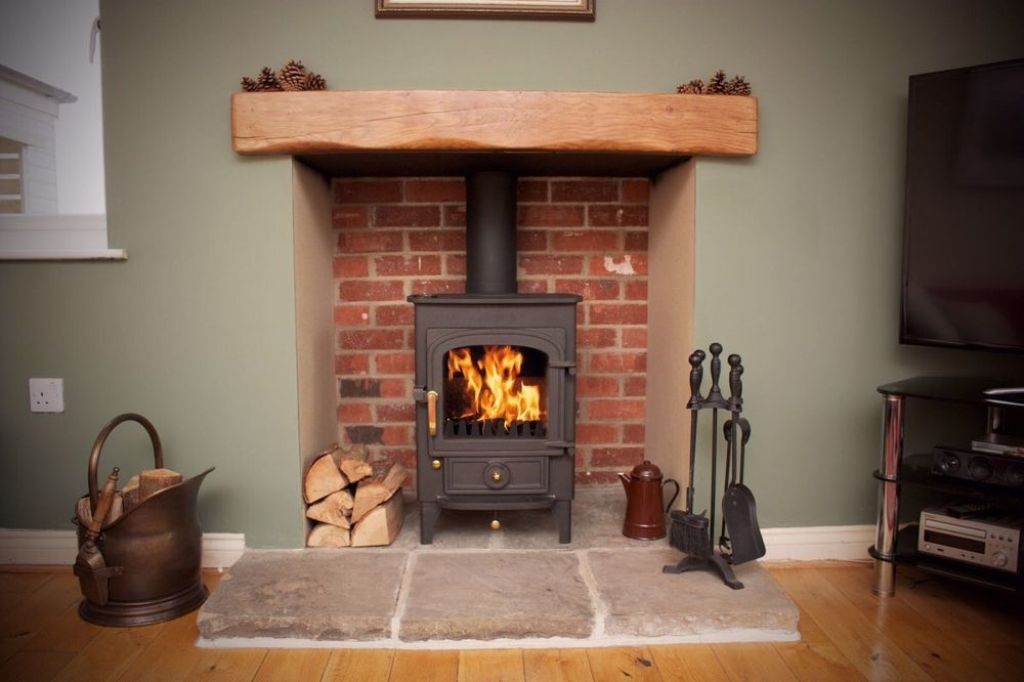 Can fireplace inside have brick slips