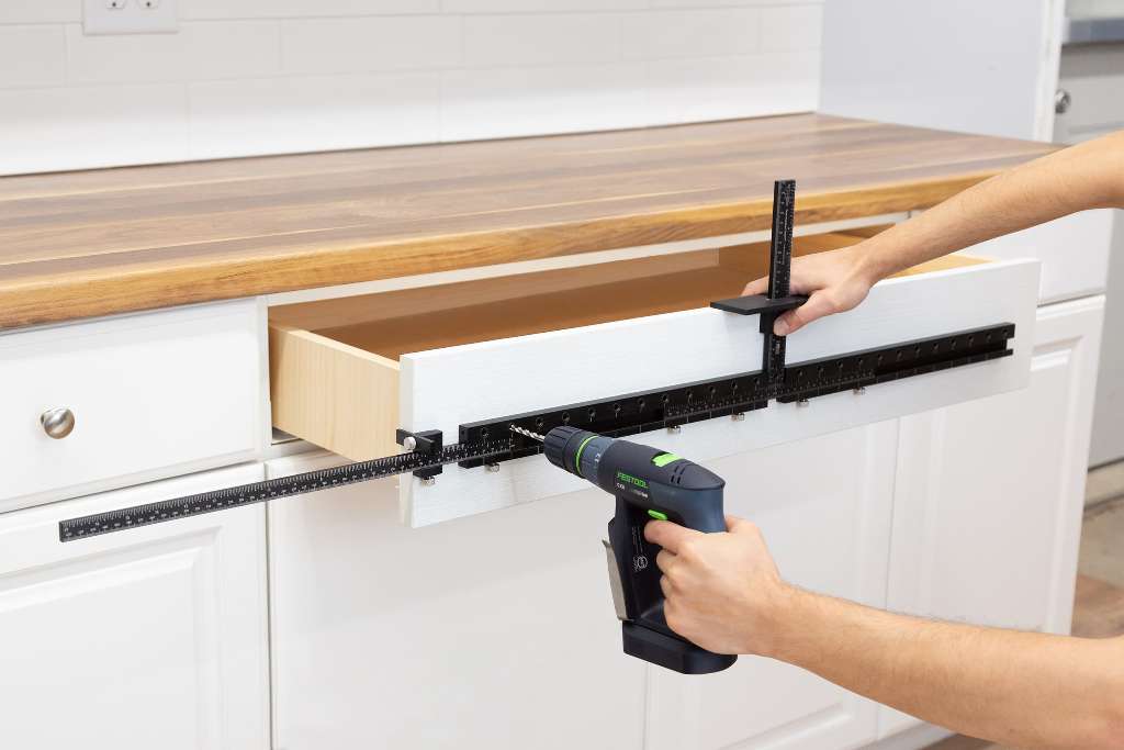 The Cabinet Hardware Jig in the Hardware Store