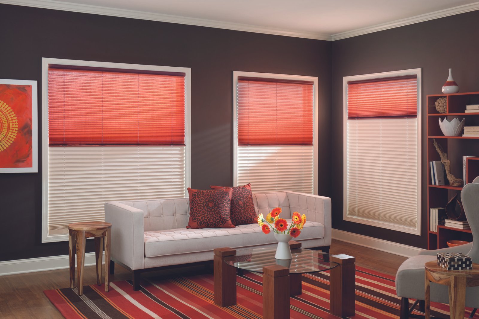 Roman and Roller shades